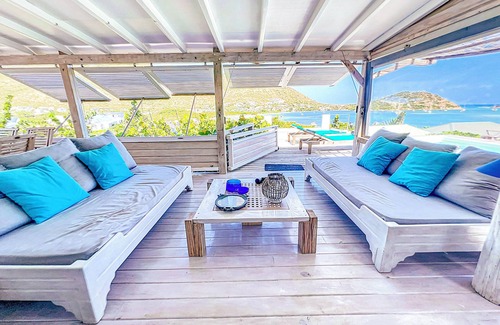 Cul de Sac Villa | Ancre Bleue, charming villa with a stunning view of Pinel Island