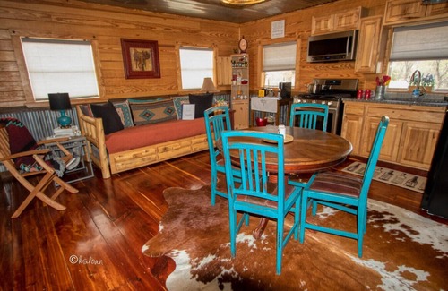 Lometa Apartment | Andi`s Cabin at Red Bluff Guest Ranch