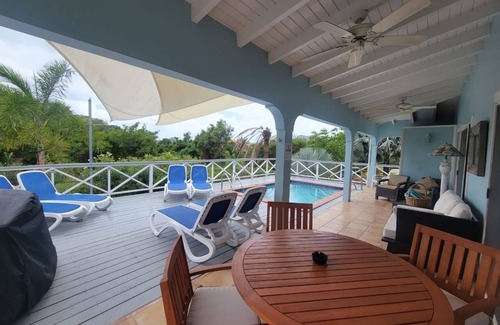 Jolly Harbour Villa | Antigua Villa, Private Pool and Garden, within walking distance to Jolly Beach