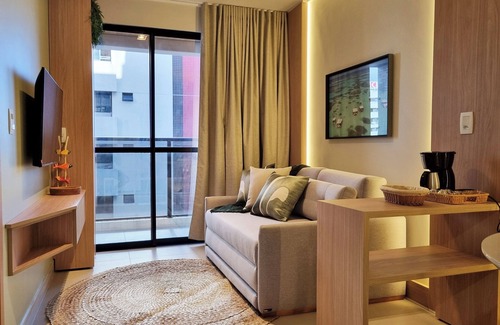 Ponta Verde Apartment | Apê na Pajuçara, AR na Sala, Fitness, Piscina & Kids