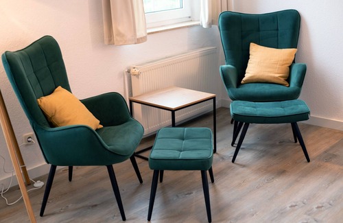 Barth Apartment | AP 2 Zimmer mit Kingsize-bett und Seeblick