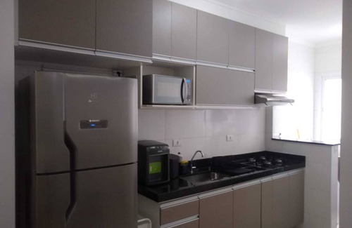 Praia Grande Apartment | Apartment facing the sea in Vila Caiçara