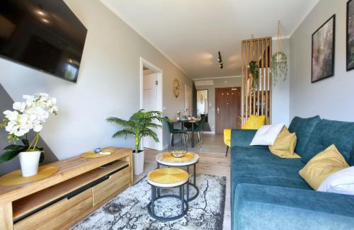 Szklarska Poreba Apartment | Apartament AREKA A16 Green Resort - klimatyzacja, basen, sauny, jacuzzi, siłownia