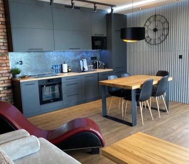Czeladz Apartment | Apartament Grey Love w Czeladzi, FV, 8km do Katowic