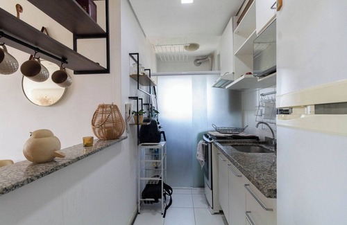 Sao Paulo Apartment | Apartamento com Lazer Wi-fi e Garagem em Jaragu