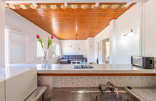 Roda Apartment | Apartment 'Alexandros Two Bedroom 1' with Shared Pool, Wi-Fi and Air Conditioning