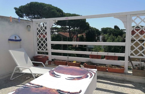 Fregenae Apartment | Apartment 'Casa Di Clara Fregene' with Private Terrace, Private Garden and Air Conditioning