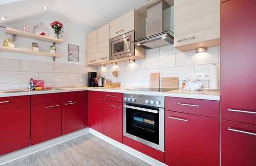 Deinste Apartment | Apartment 'Fewo Birkenallee - Rose' with Private Terrace