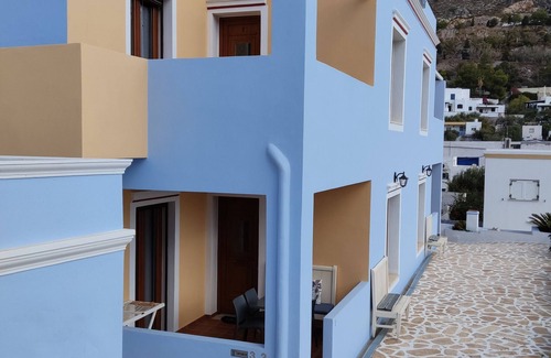 Panteli Apartment | Apartment In A Hotel 'Anemi Leros 2' with Sea View, Wi-Fi and Air Conditioning