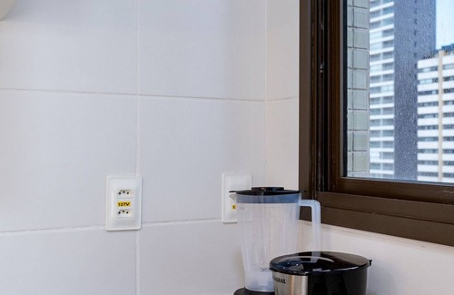 Caminho das Arvores Apartment | Apartment in Building with Pool and Fitness Center