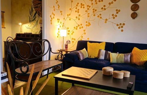 Catasol Apartment | Apartment in charming restored village house, art & patio, relaxation.