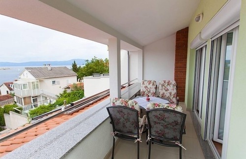 Municipality of Omisalj Apartment | Apartment in Omišalj with Seaview, Balcony, Air condition, WIFI (3623-1)