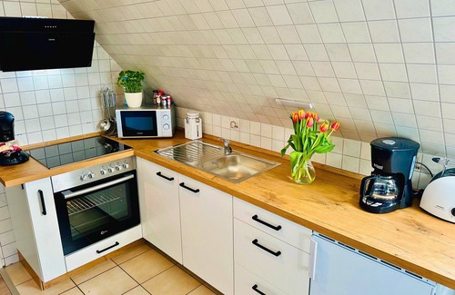 Esens Apartment | Apartment "Lütte Krabbe" with Shared Garden & Wi-Fi