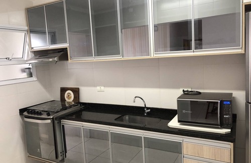 Mongagua Apartment | Apartment Mongaguá Beachfront Downtown 2 bedrooms 1 suite 86 mts.