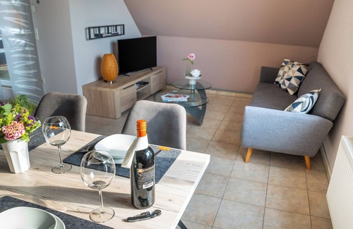 Sendenhorst Apartment | Apartment Morgenstern 85 sqm on 2 floors with loggia in a quiet location