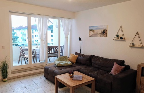 Karlshagen Apartment | Apartment 'Ostseeperle Karlina' with Sea View, Balcony and Wi-Fi