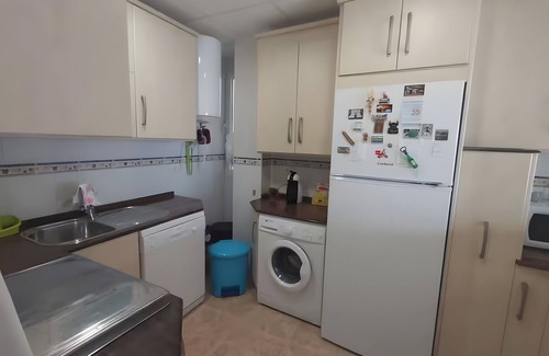 Aguilas Apartment | Apartment 'Piso Frente Playa De La Colonia' with Sea View, Private Terrace and Wi-Fi