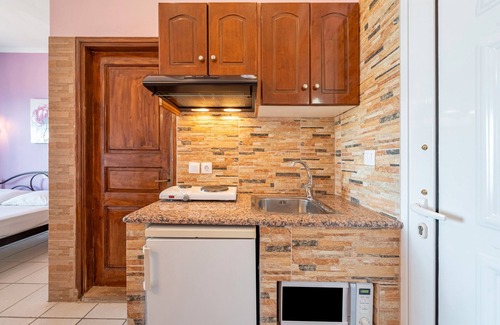 Pirgi House | Apartment 'Stefanos Place Studio Sea View 7' with Sea View, Wi-Fi and Air Conditioning