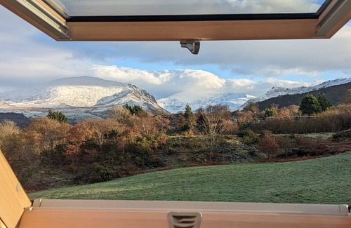 Llanllyfni Apartment | Apartment with amazing views of Snowdon and surrounding mountains.