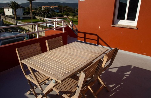 Carballo Apartment | Apartment with private terrace and on the beachfront