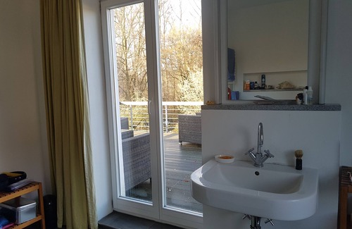 Wabe-Schunter-Beberbach Apartment | Apartment with roof terrace in the countryside