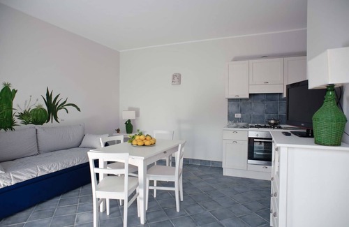 Villammare Apartment | Apartment with terrace. Shared pool. 150 metres from beach