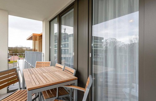 Bensersiel Apartment | Apartment with two balconies including free use of swimming pool and sauna