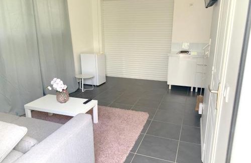 L'Autre-Bord Apartment | Appartement confortable au Moule, 60 m², vue piscine