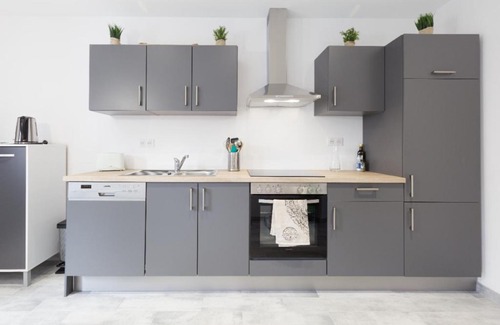 Mulhouse Apartment | Appartement d'une chambre avec vue sur la ville balcon et wifi a Mulhouse