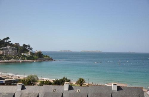 Perros-Guirec Apartment | Appartement rénovée SUPERBE VUE MER au 2ème étage du Château de Trestraou - Réf 864