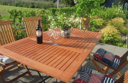 Stolpe Apartment | Appartement "seeadler" im Landhof Stolpe , Ebenerdig ,mit 2 Terrassen, für bis z