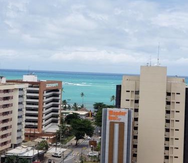 Jatiuca Apartment | Apt 2 quartos acomoda 10 pessoas a 450 metros da praia de Jatiúca