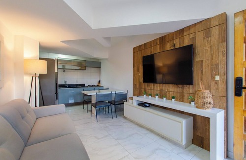 Ponta das Canas Apartment | Apt com piscina próximo a praia DZ5034