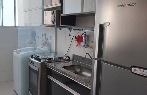 Ribeirao Preto Apartment | Apt. furnished 2 BEDROOMS, Wifi, Air conditioning, garage. Easy Access to Shopping Malls.