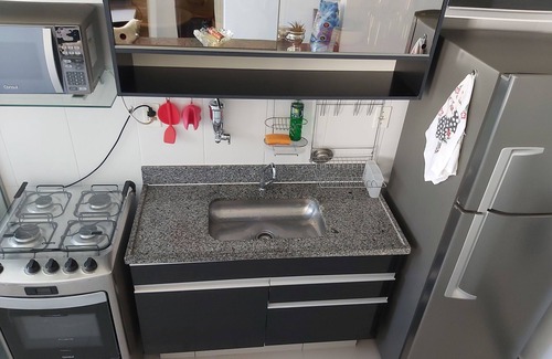 Ribeirao Preto Apartment | Apt. furnished 2 BEDROOMS, Wifi, Air conditioning, garage. Easy Access to Shopping Malls.