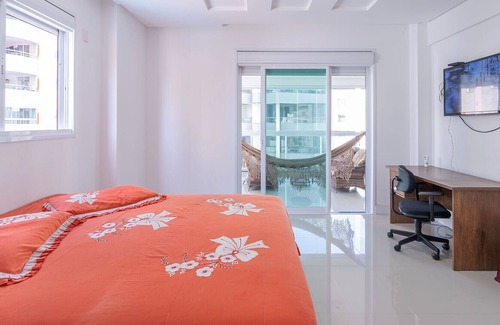 Andorinha Apartment | Apto a 260m da Meia Praia em condomínio de luxo/SC