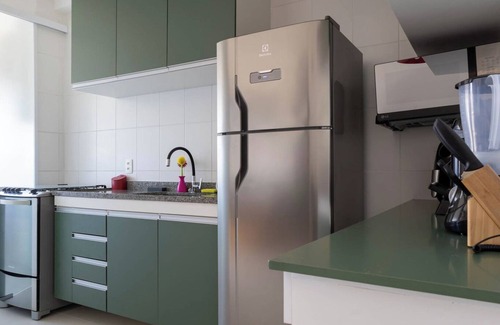 Praia Grande Apartment | Apto confortável a 150m do mar completo com lazer