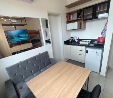 Sao Carlos Apartment | APTO TESLA 02,com piscina e Ar condicionado