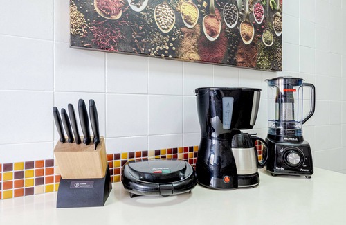 Jardim Belmar Apartment | Ar Condicionado Wi-fi Vaga Coberta Perto da Praia