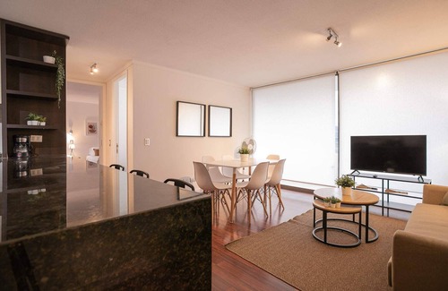 Apoquindo Apartment | Arauco Park Life 2BR Pool & Gym Perks