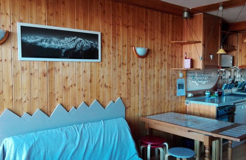 Arc-1800 Apartment | Arc 1800, Studio 5 p Rénové, 30m², ski au Pied et vue Mont Blanc