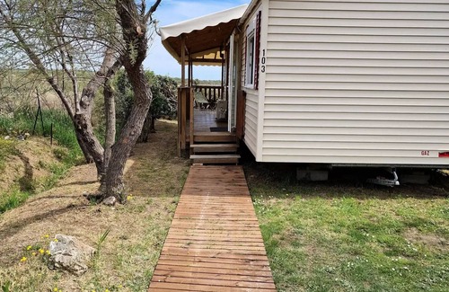 Villeneuve-les-Maguelone House | Arnel Campsite * - Mobile home Key West - View pond - 3 ch - 6 people