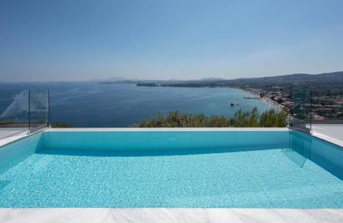Pirgi Villa | Astounding Corfu Villa 2 Bedrooms Villa Clara Wonderful Sea & Mountain Views Pirgi