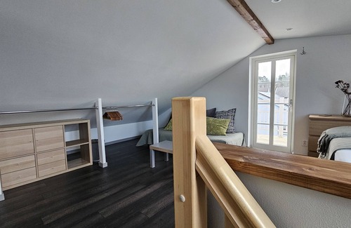Sigtuna House | Attic Floor With Views Over Fields and sea