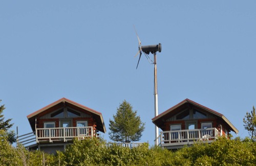 Anchor Point Cabin | Augustine Cabin overlooking the waters of Cook Inlet