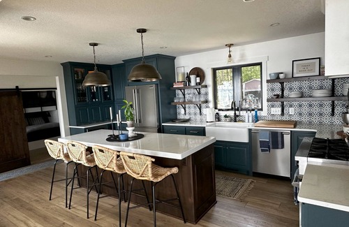 Hayward Cabin | AVAILABLE – Lakefront Retreat: Dock, Designer Kitchen, & Sunrises to Remember.