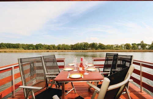 Radewege Boat Rental | Awesome ship in Radewege with kitchen