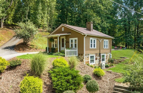 Horse Shoe Cabin | Awesome two-home compound in Horse Shoe with fireplaces, firepit, patio & grill