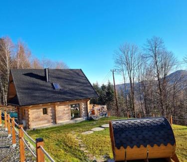 Zawoja Ski Chalet | Babiogórska Chata - dom z bali z jacuzzi i sauną