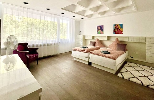 Bad Harzburg Villa | Bad Harzburg, family groups up to 20 persons, pool swimming pool party room garden